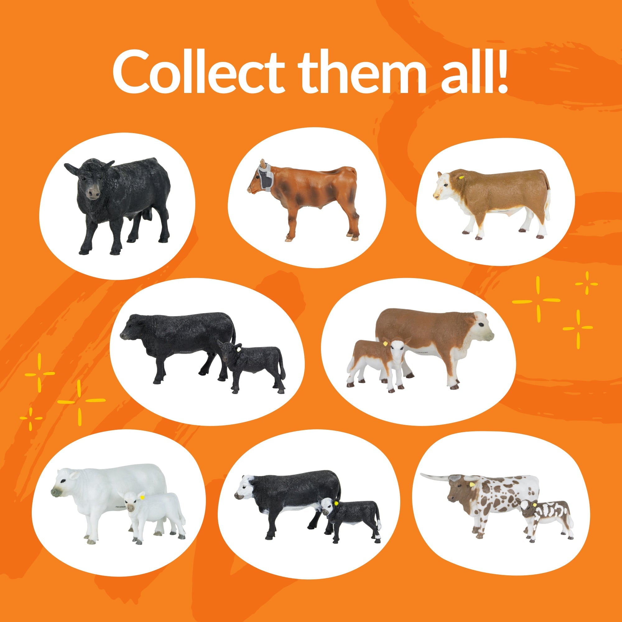 Big Country Toys Longhorn Cow & Calf