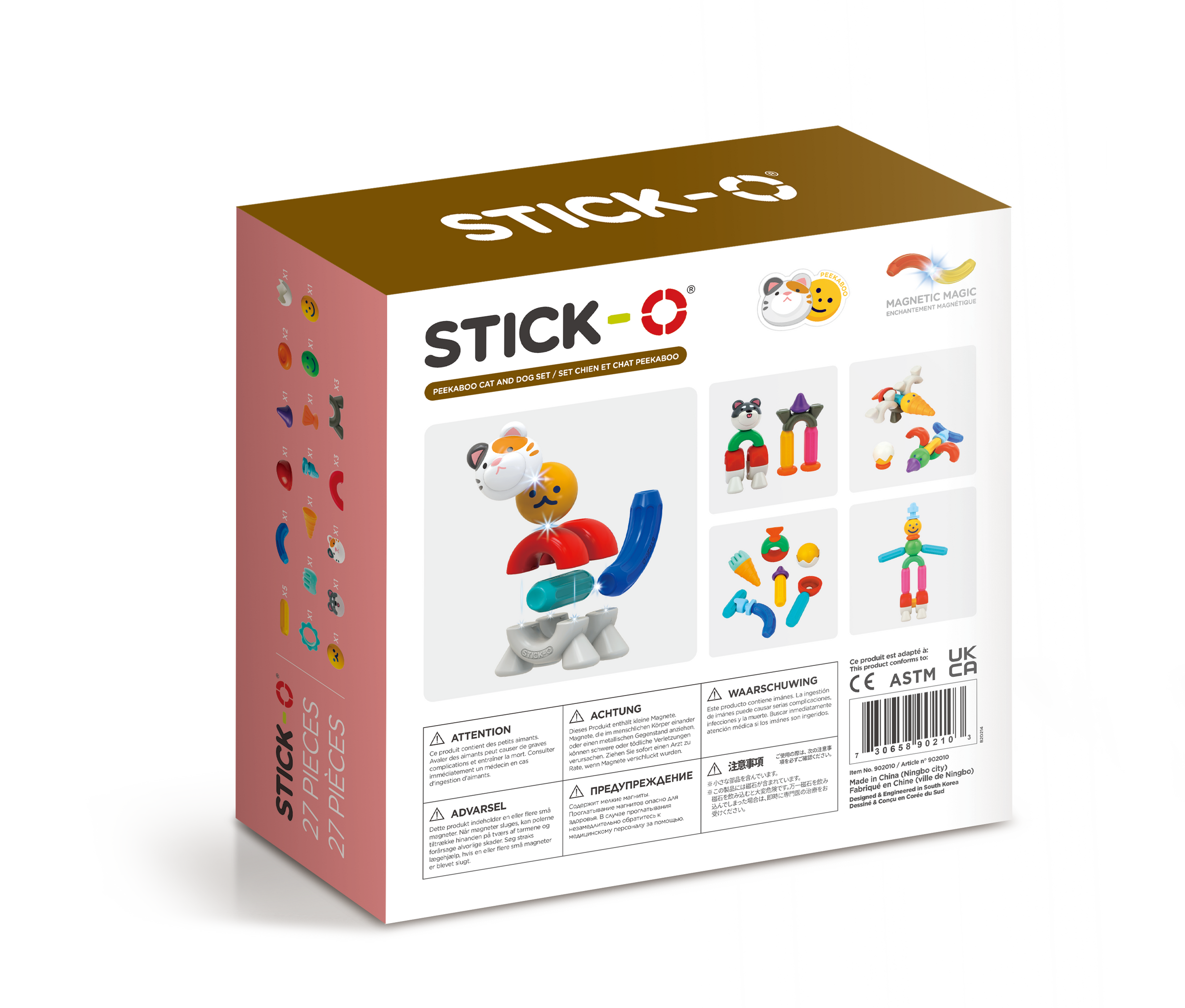 Magformers Peekaboo Dog and Cat 27pc