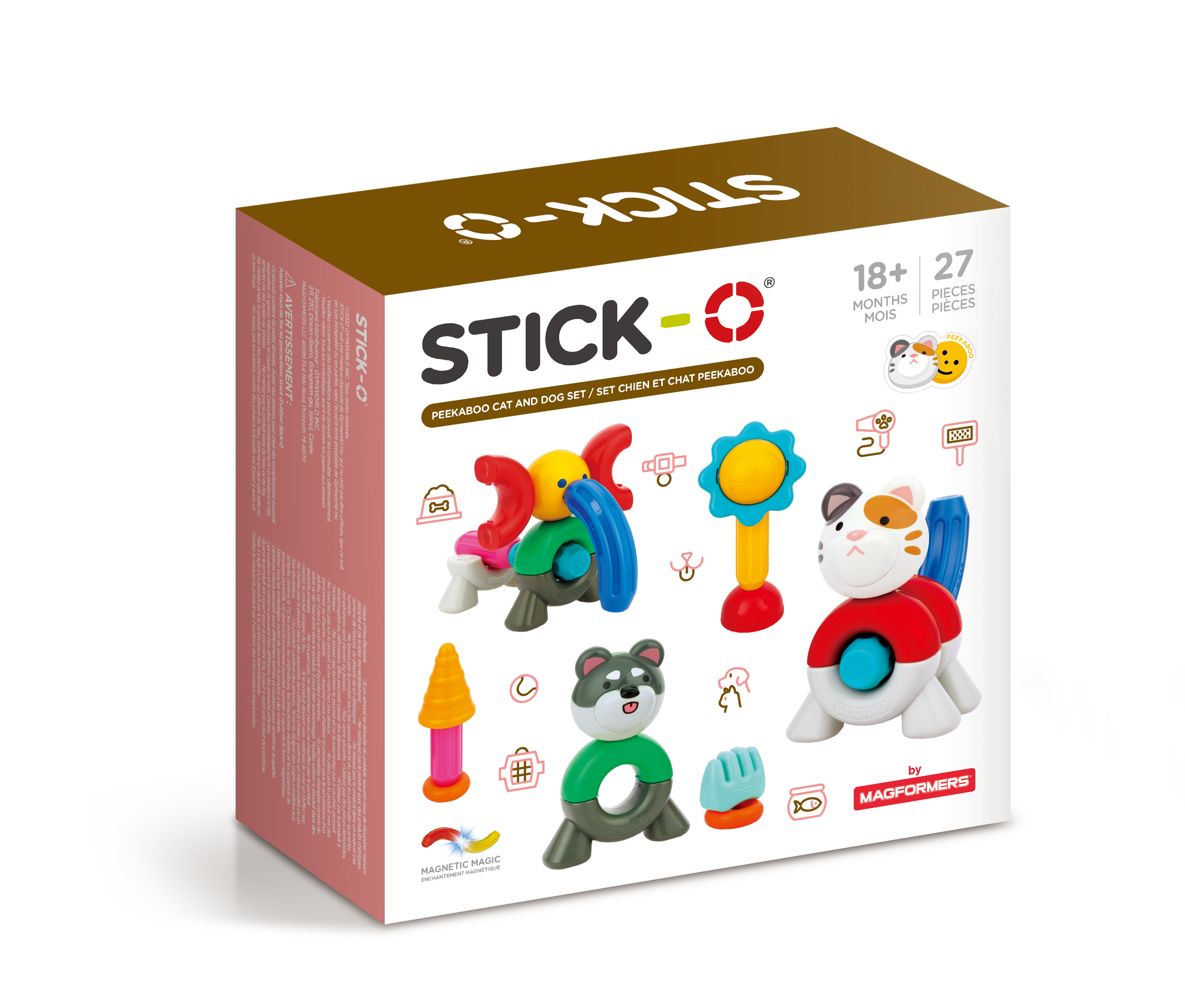 Magformers Peekaboo Dog and Cat 27pc