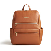 Itzy Ritzy Eras Backpack™ Diaper Bag: Cognac