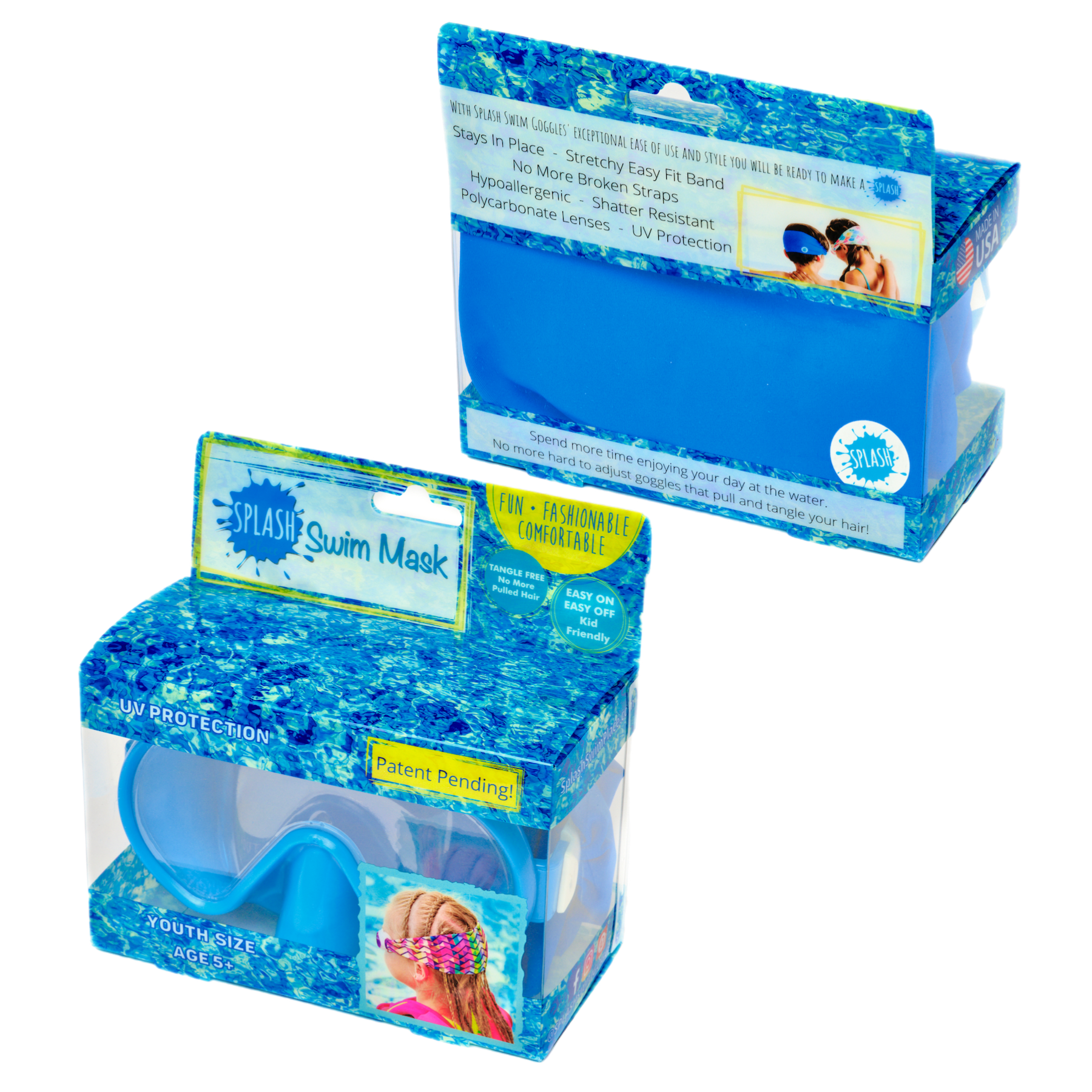 Splash Place Midnight Swim Mask