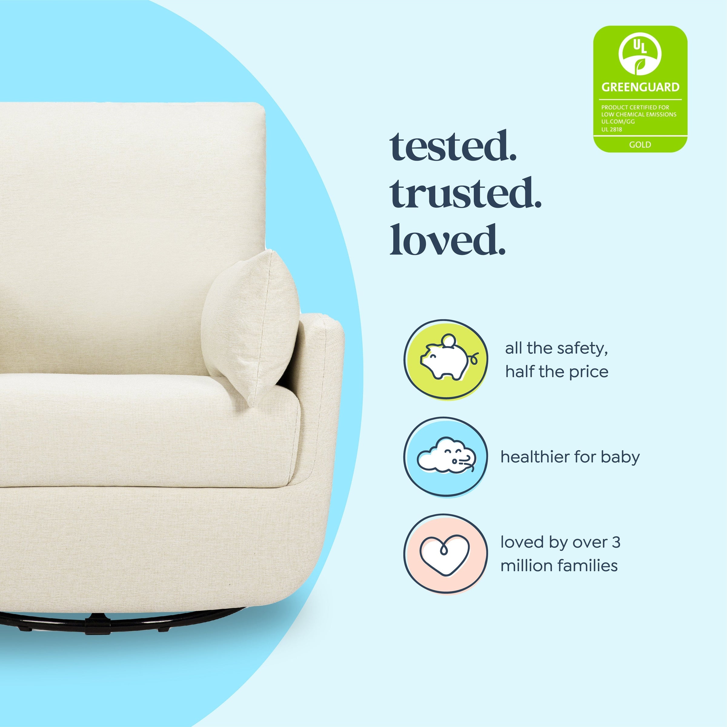 DaVinci Juno Swivel Glider