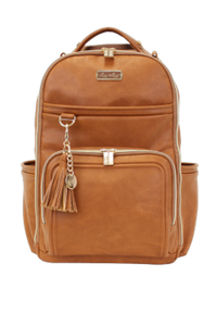 Itzy Ritzy Cognac Boss Plus™ Backpack Diaper Bag