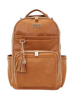 Itzy Ritzy Cognac Boss Plus™ Backpack Diaper Bag
