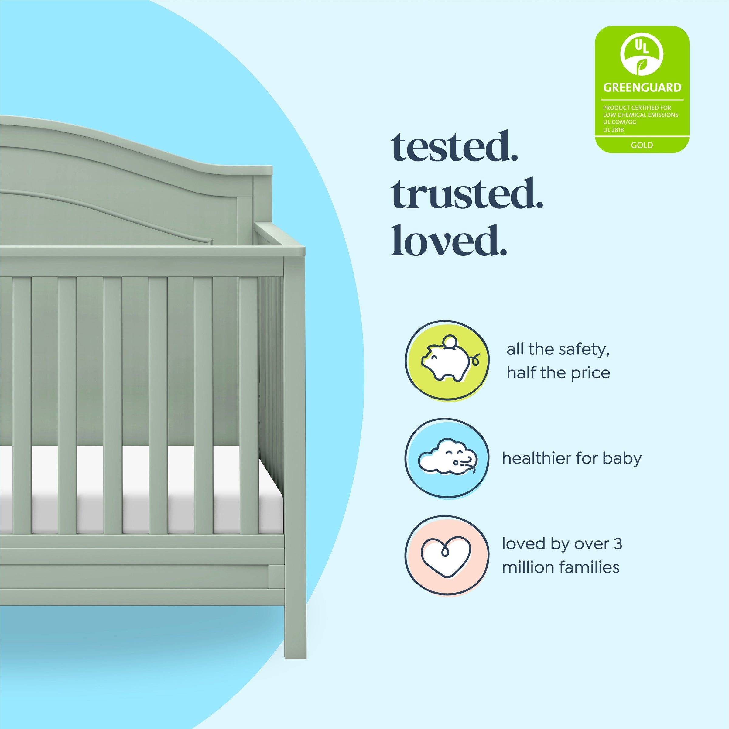 DaVinci Charlie 4-in-1 Convertible Crib
