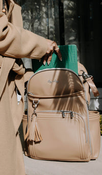 Itzy Ritzy Chai Latte Boss Plus™ Backpack Diaper Bag