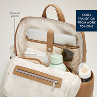 Itzy Ritzy Eras Backpack™ Diaper Bag: Chai Latte
