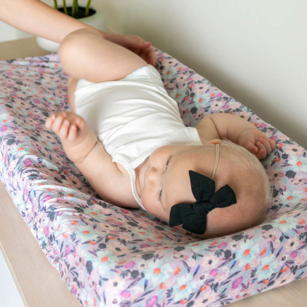 Copper Pearl Premium Knit Diaper Changing Pad Cover | Morgan