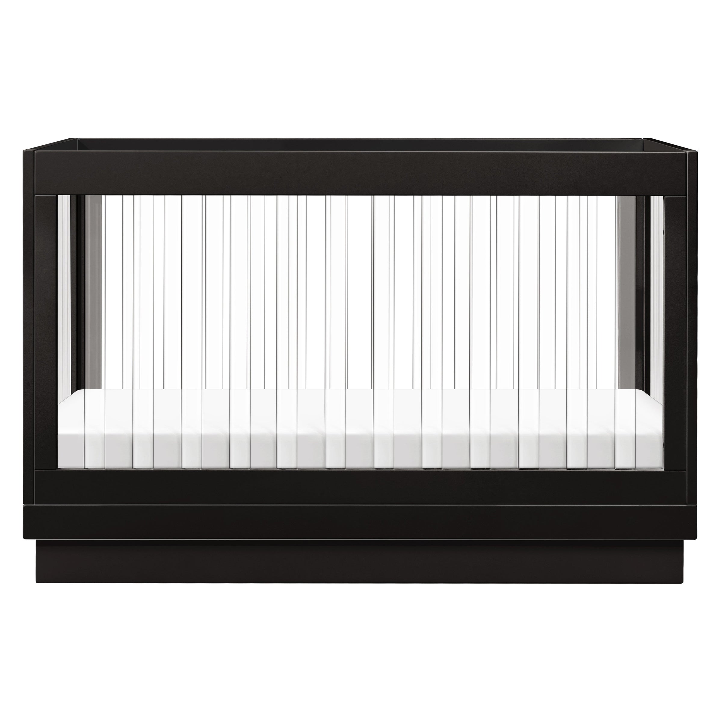 Babyletto Harlow Acrylic 3-in-1 Convertible Crib with Toddler Bed Conversion Kit