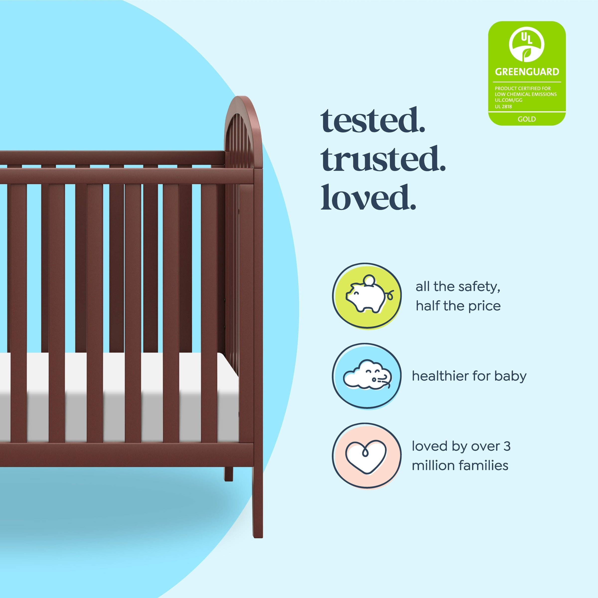 DaVinci Beau 3-in-1 Convertible Crib