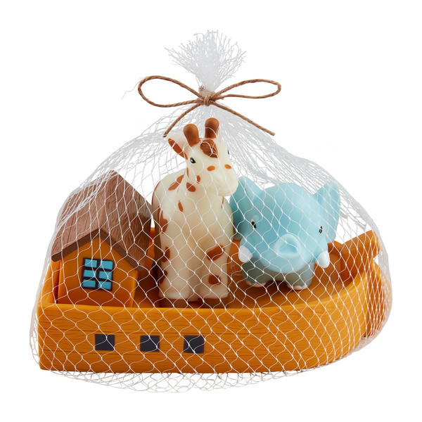 Mud Pie Light-Up Noah's Ark Bath Toy Set