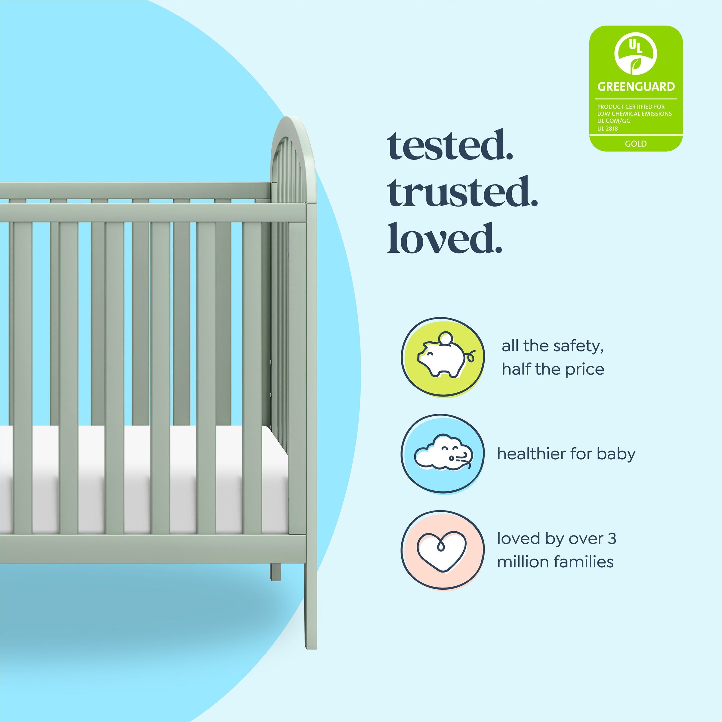 DaVinci Beau 3-in-1 Convertible Crib