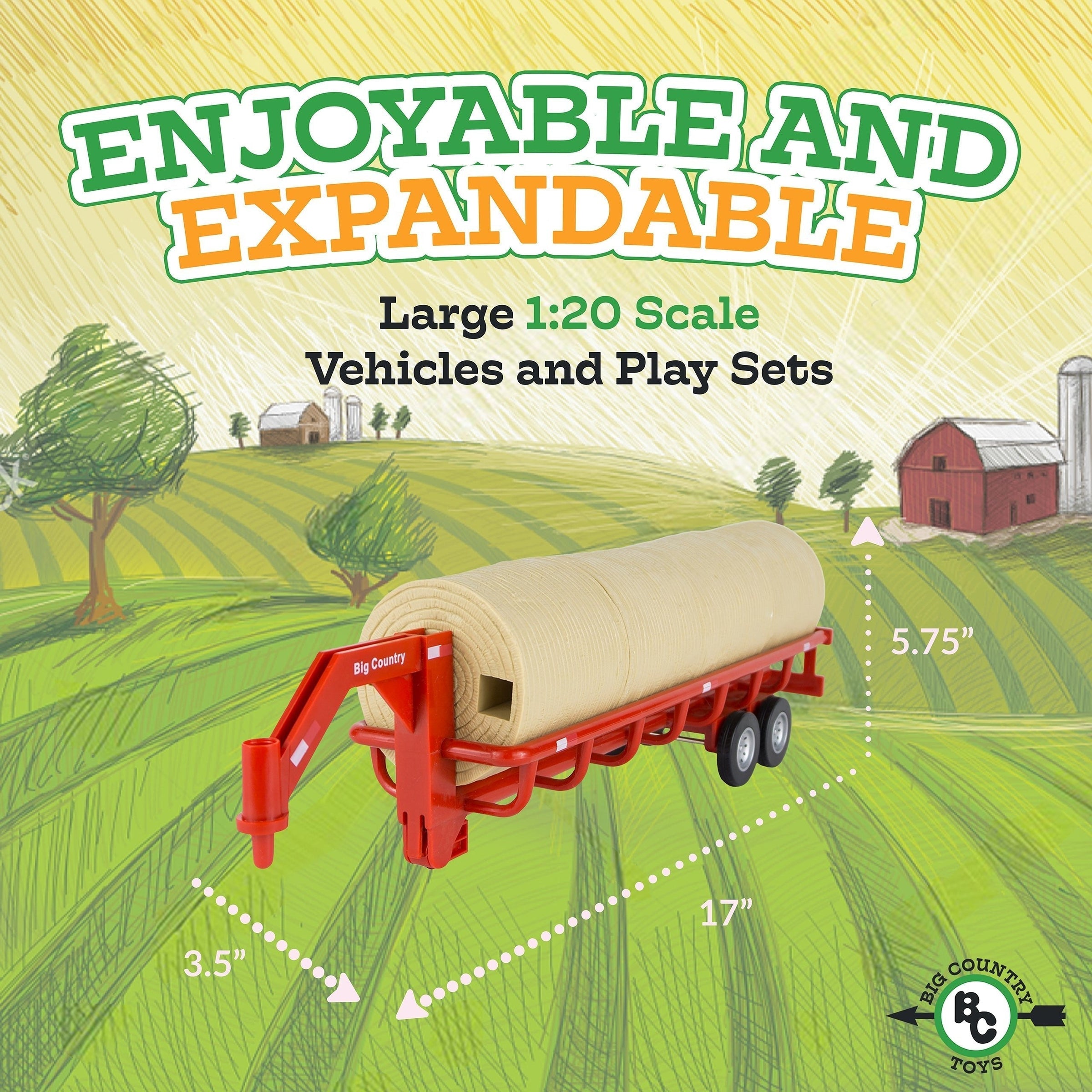 Big Country Toys Hay Trailer