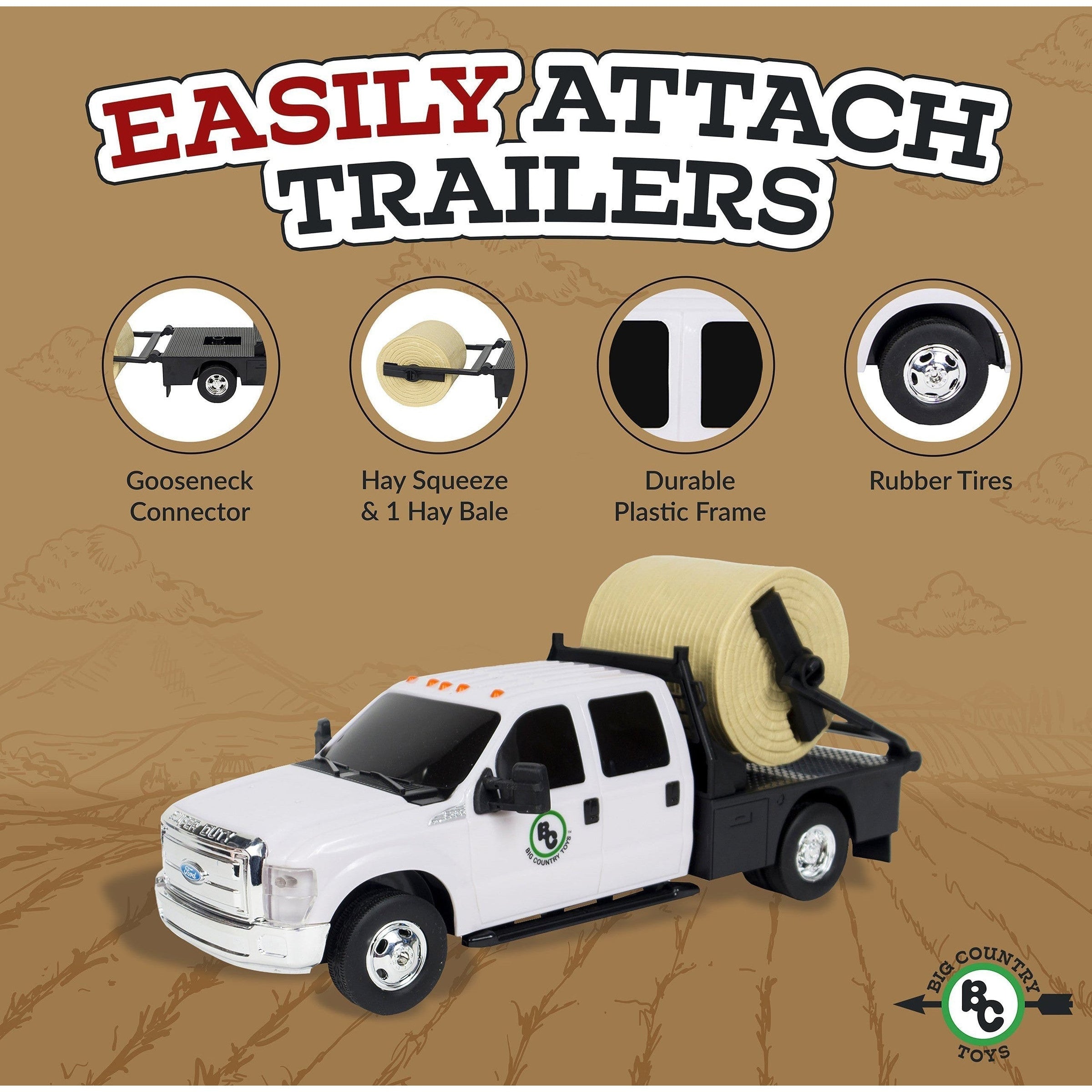 Big Country Toys Ford Flatbed Truck