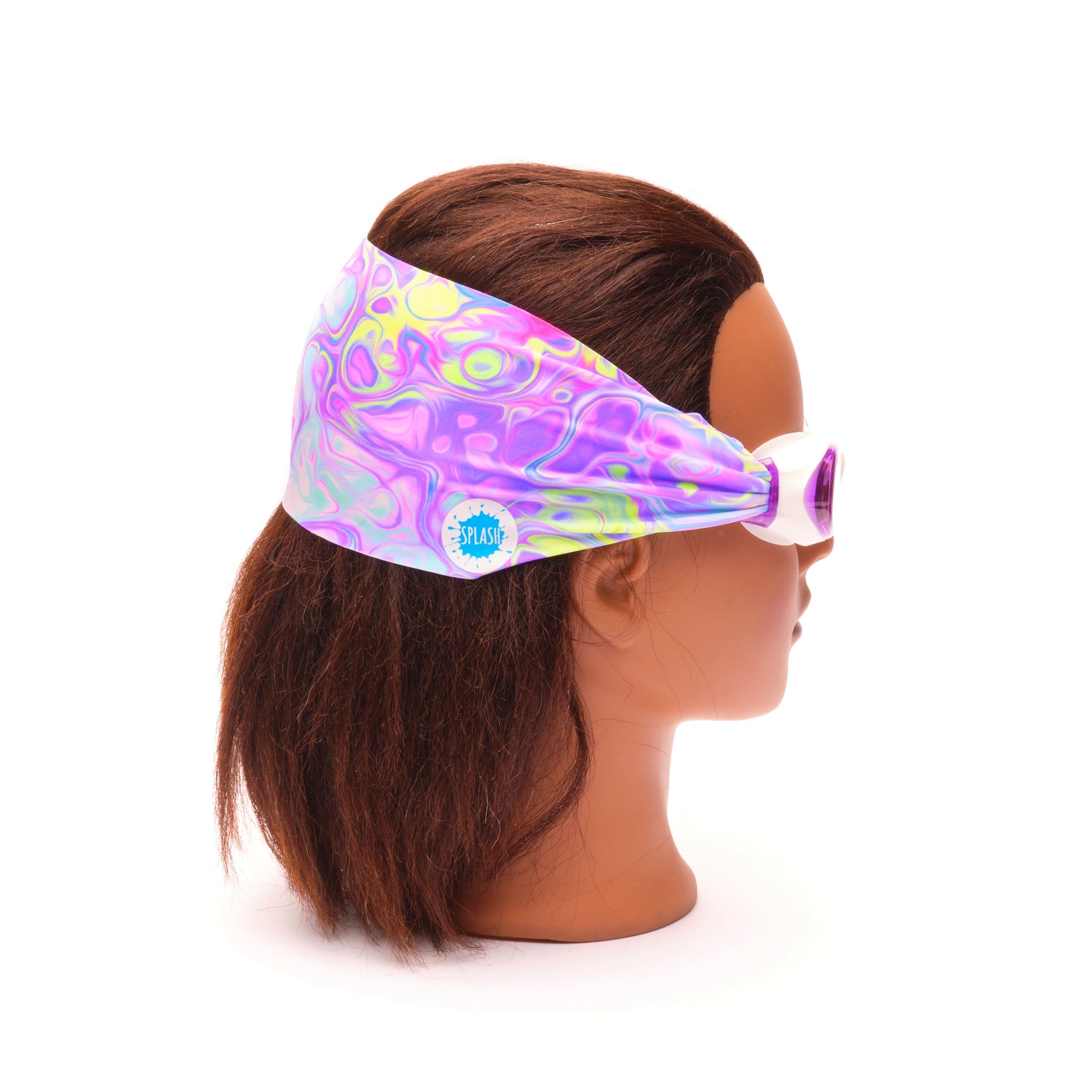 Splash Place Swim Goggles Pastel Swirl