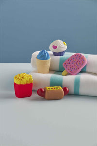 Mud Pie Junk Food Bath Toys