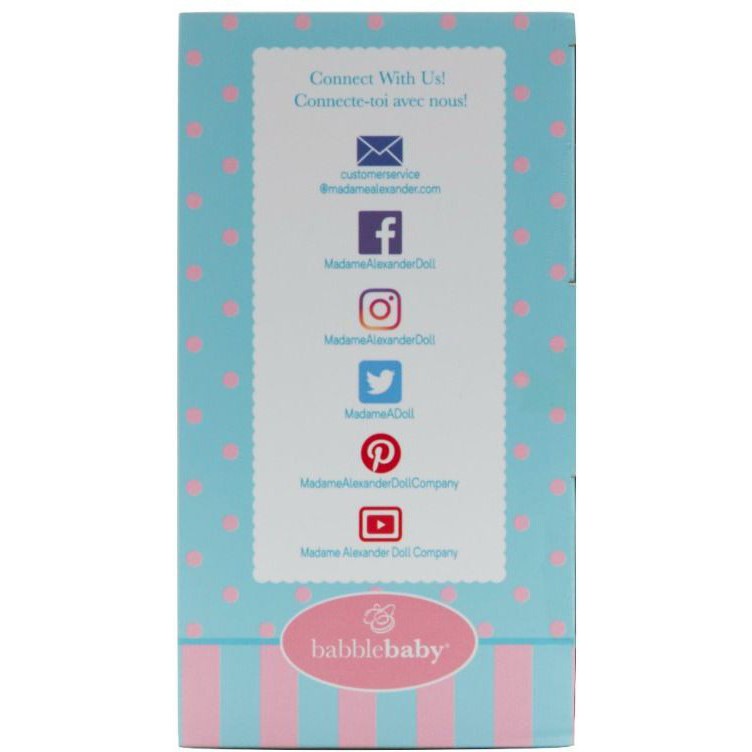 Madame Alexander Babble Baby | Pink Swan