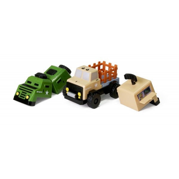Popular Playthings Magnetic Build-A-Truck Special Forces