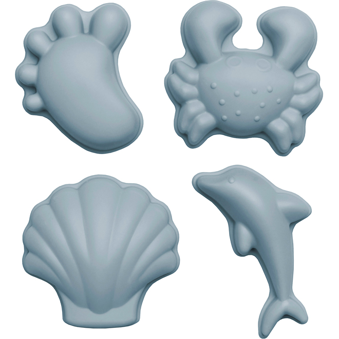 DAM Scrunch Sand Moulds | Duck Egg Blue