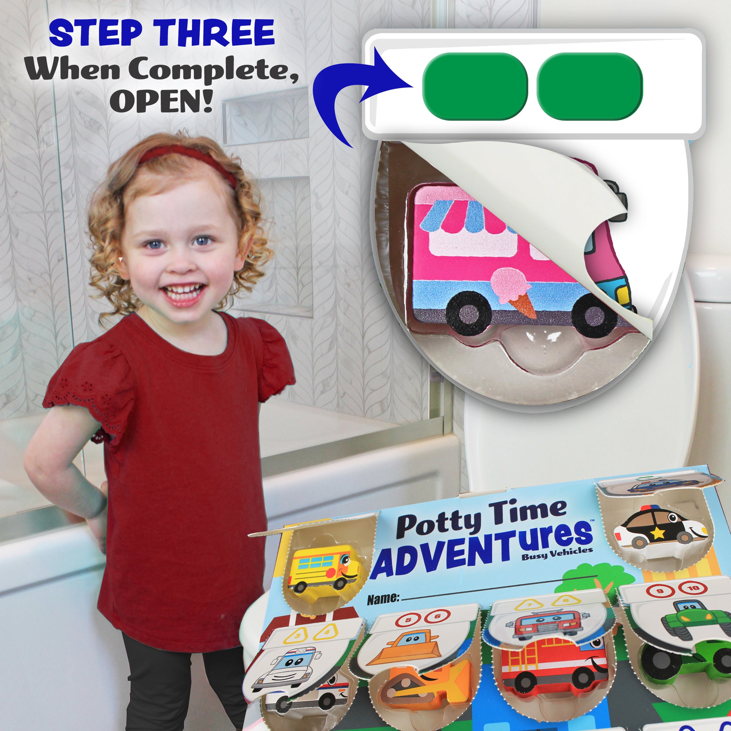 Lil Advents Potty Time Adventures Busy Vehicles