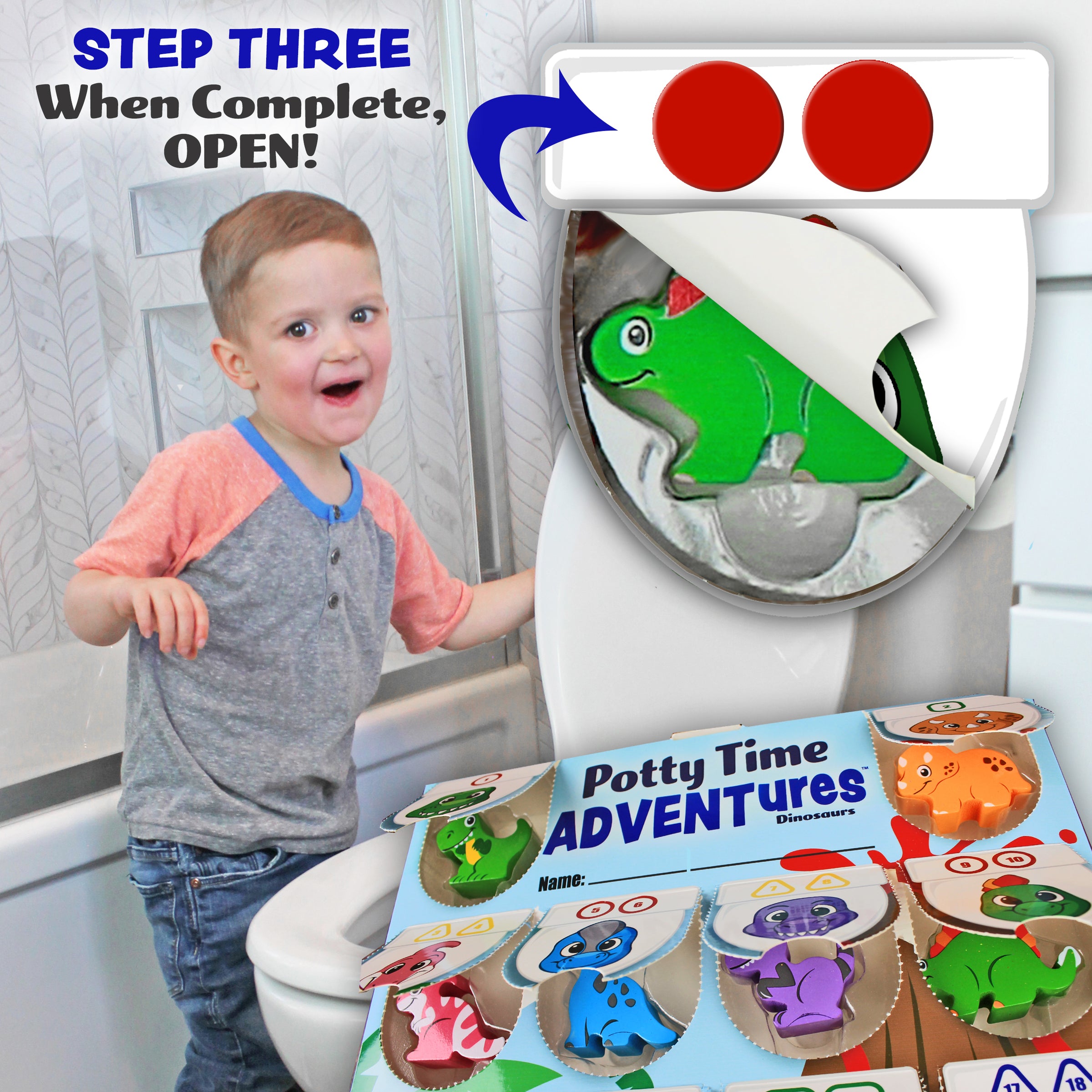 Lil Advents Potty Time Adventures Dinosaurs