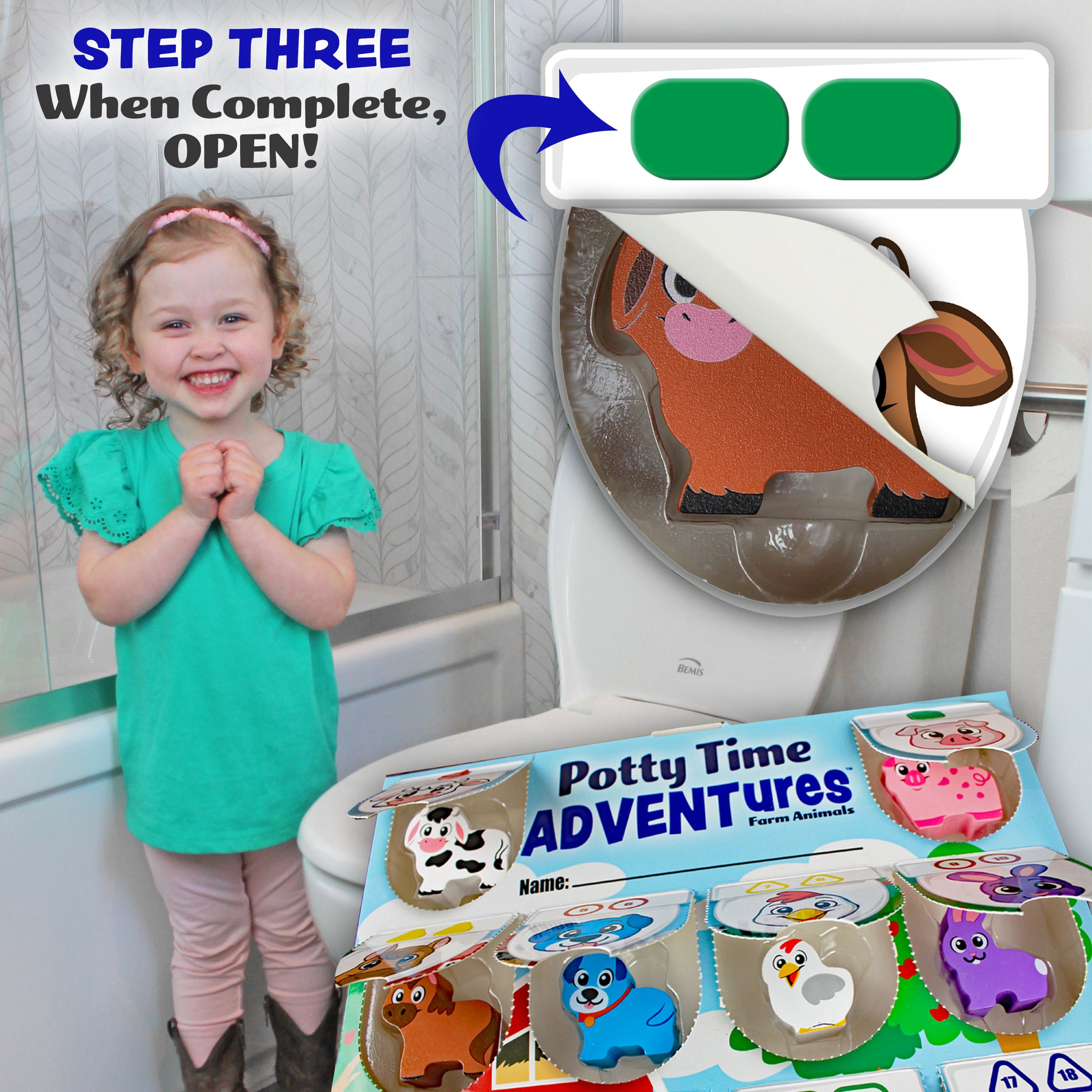 Lil Advents Potty Time Adventures Farm Animals