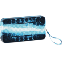 Iscream Blue Tie Dye Popper Pencil Case