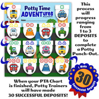 Lil Advents Potty Time Adventures Busy Vehicles