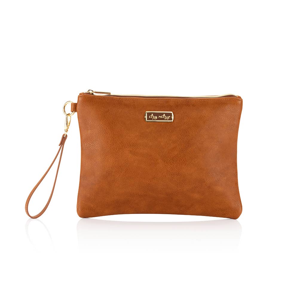 Itzy Ritzy Boss Changing Clutch™ Cognac