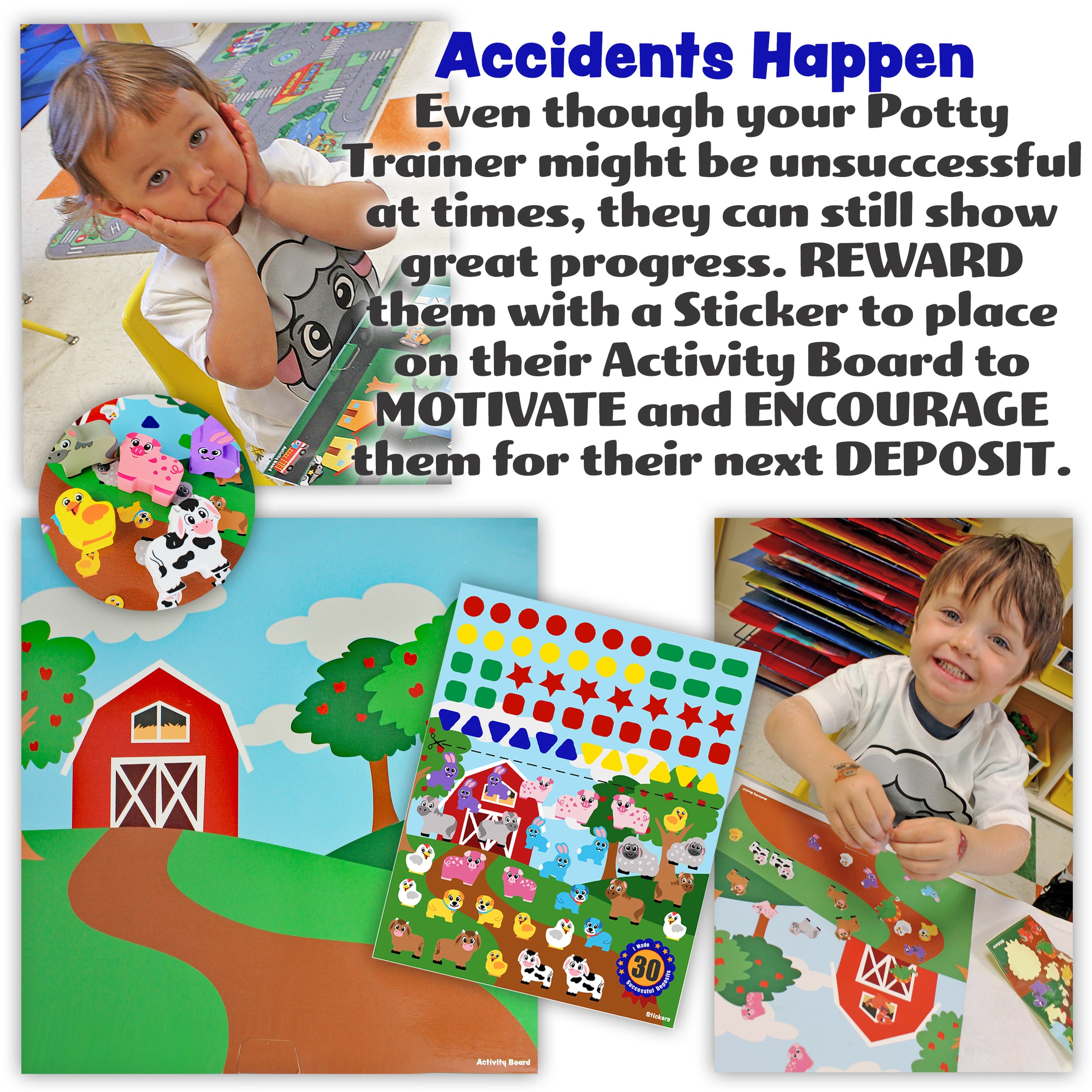 Lil Advents Potty Time Adventures Farm Animals