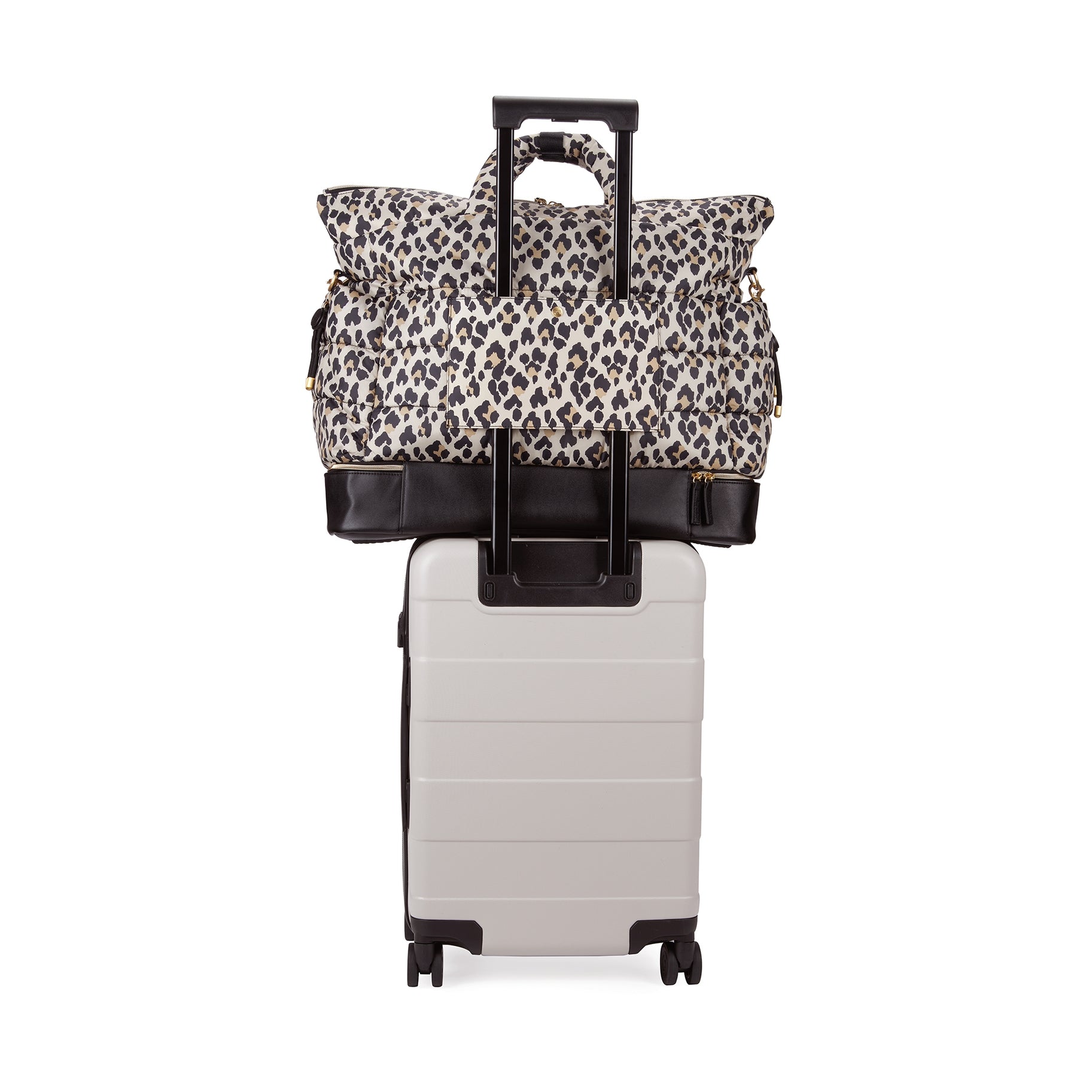 Itzy Ritzy Dream Weekender Leopard Diaper Bag