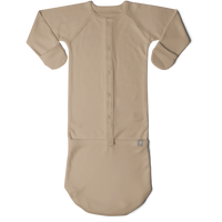 Goumi Viscose Organic Cotton Convertible Gown | Sandstone