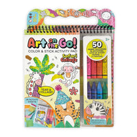 Bright Stripes iHeartArt Jr Art on the Go! Safari Collage