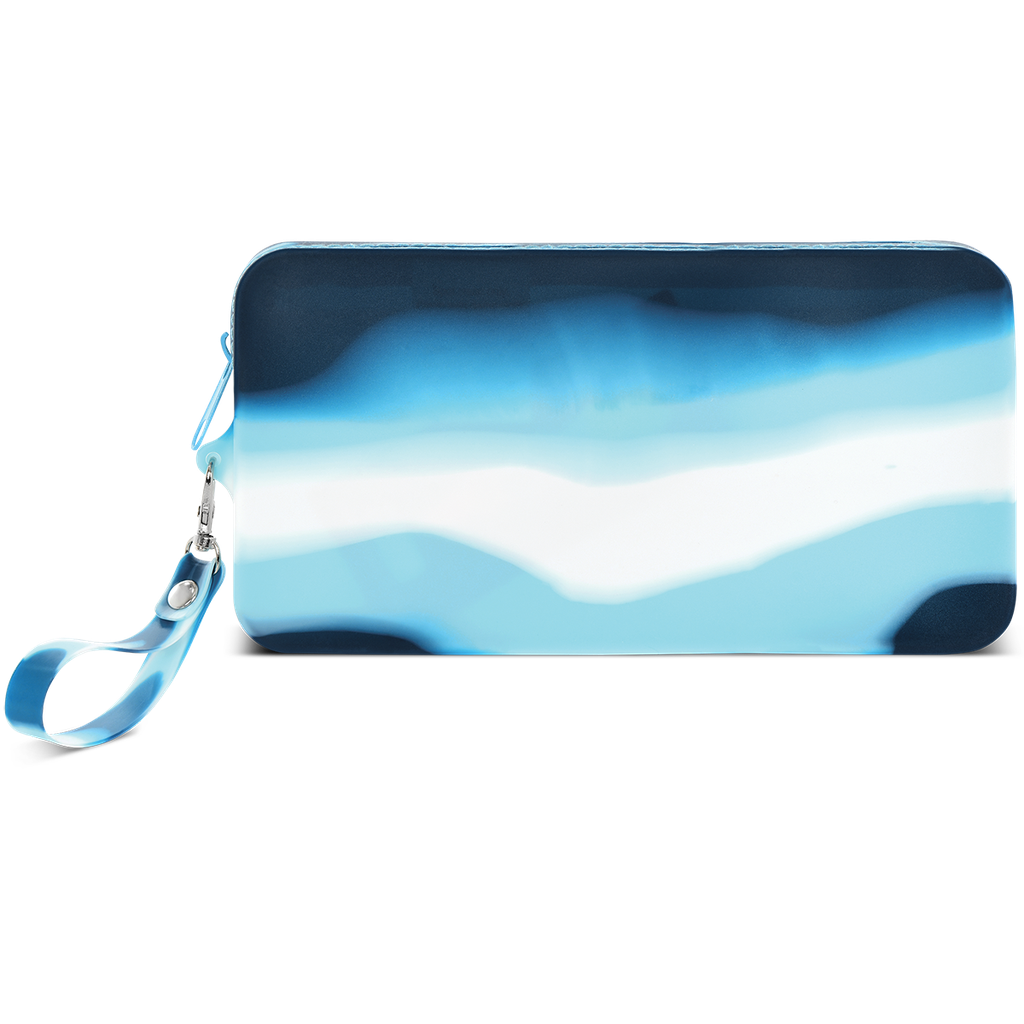 Iscream Blue Tie Dye Popper Pencil Case
