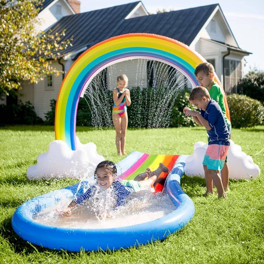 Hearthsong Inflatable Rainbow Arch Sprinkler