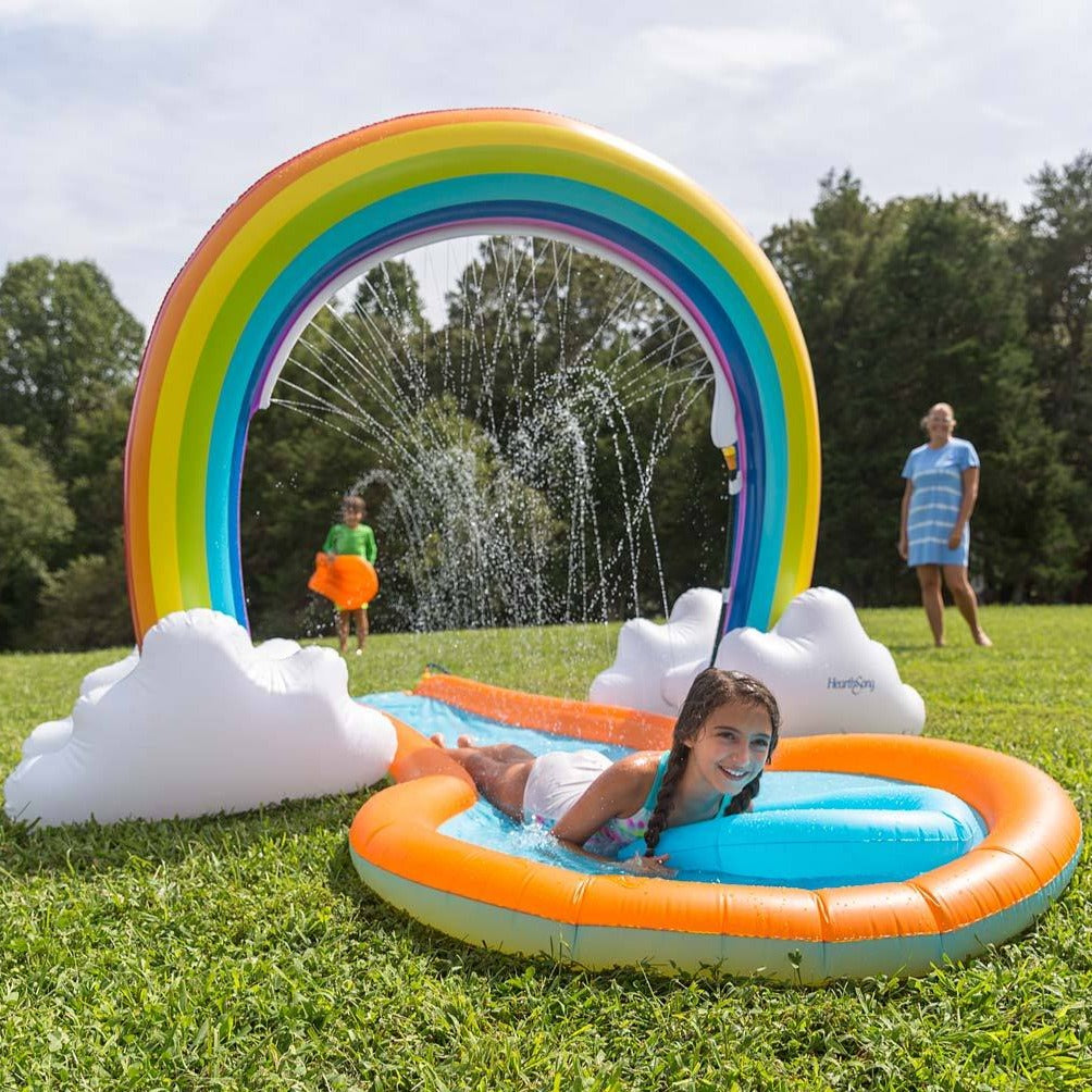 Hearthsong Inflatable Rainbow Arch Sprinkler