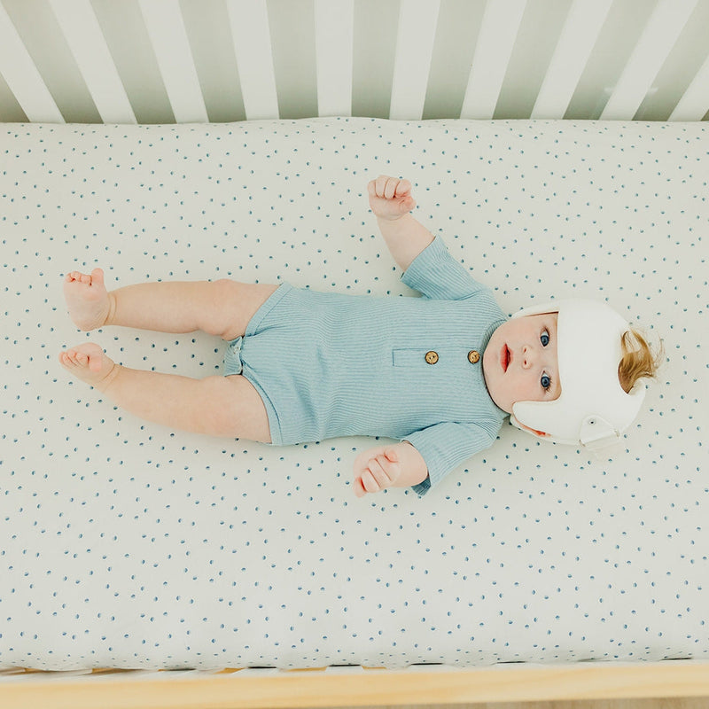 Copper Pearl Premium Knit Fitted Crib Sheet | Haze