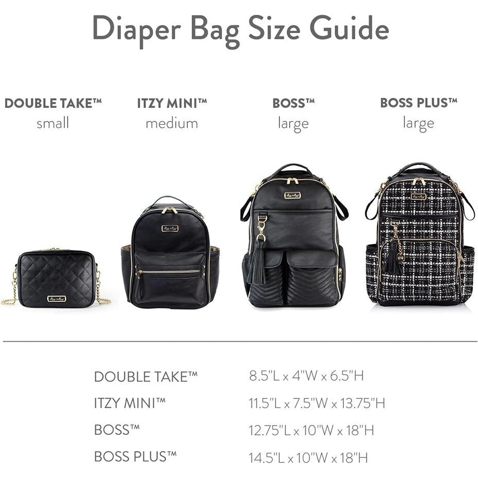Itzy Ritzy Boss Plus Large Diaper Bag Backpack