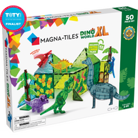 Magna-Tiles Dino World XL 50-Piece Set