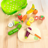 Fat Brain Pretendables Fruit & Veggie Basket Set