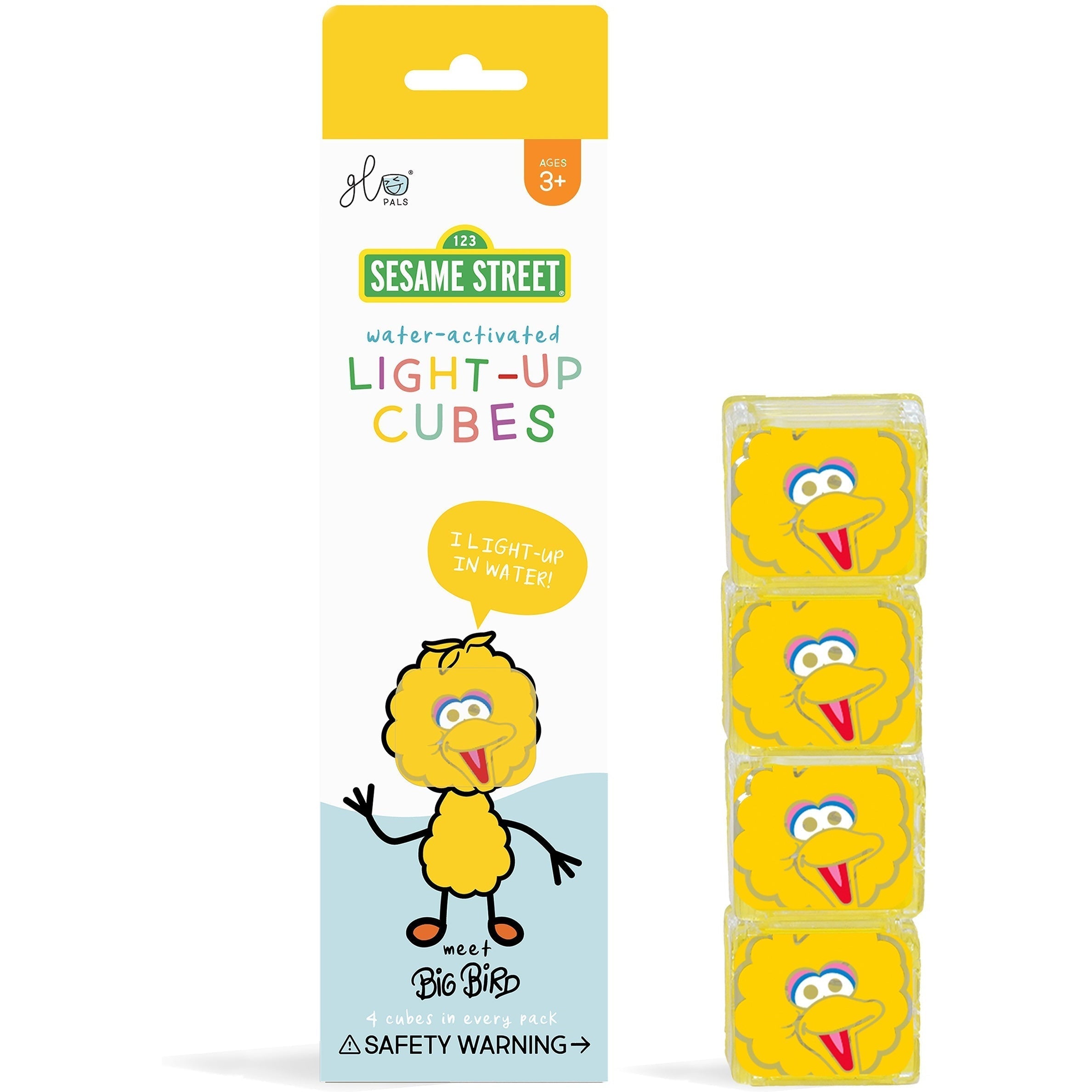 Glo Pals Big Bird Light-Up Cubes