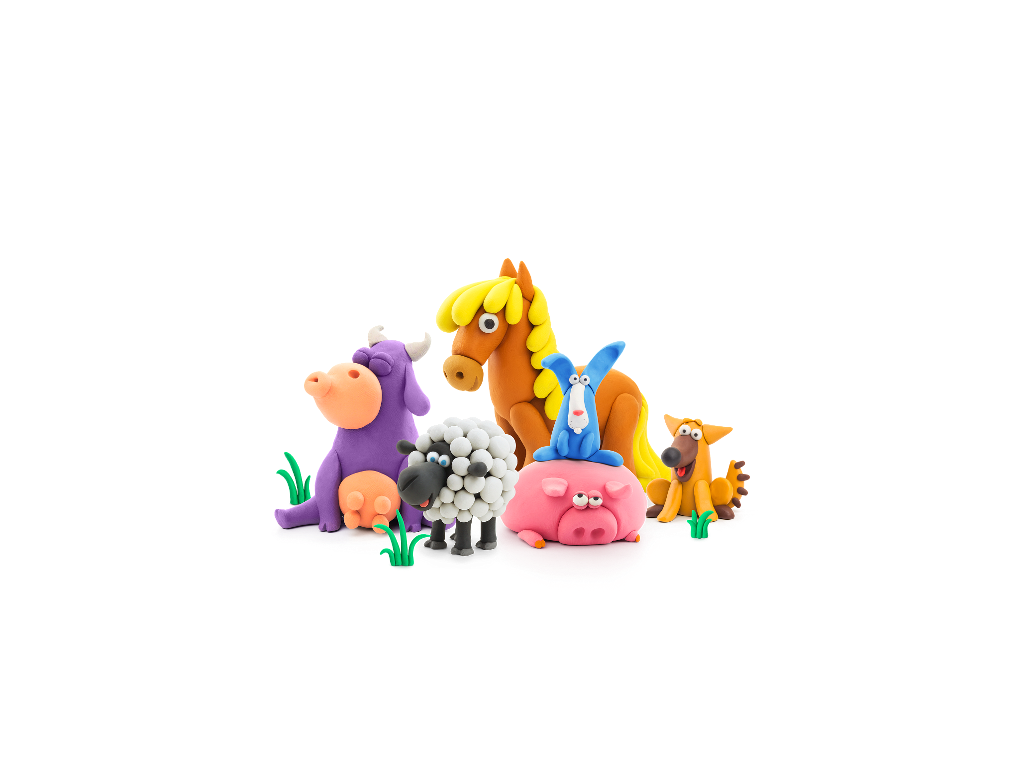 Fat Brain Toys Hey Clay Animals Set