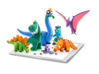 Fat Brain Toys Hey Clay Dinos Set