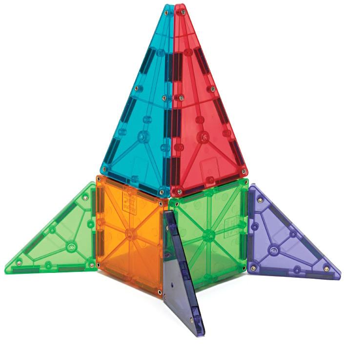 Magna-Tiles Clear Colors 48-piece Deluxe Set