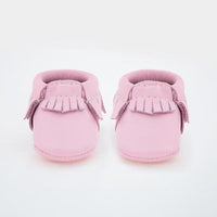 Freshly Picked Newborn Moccasin - Rose Pink