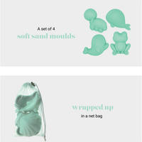 DAM Scrunch Sand Moulds | Mint
