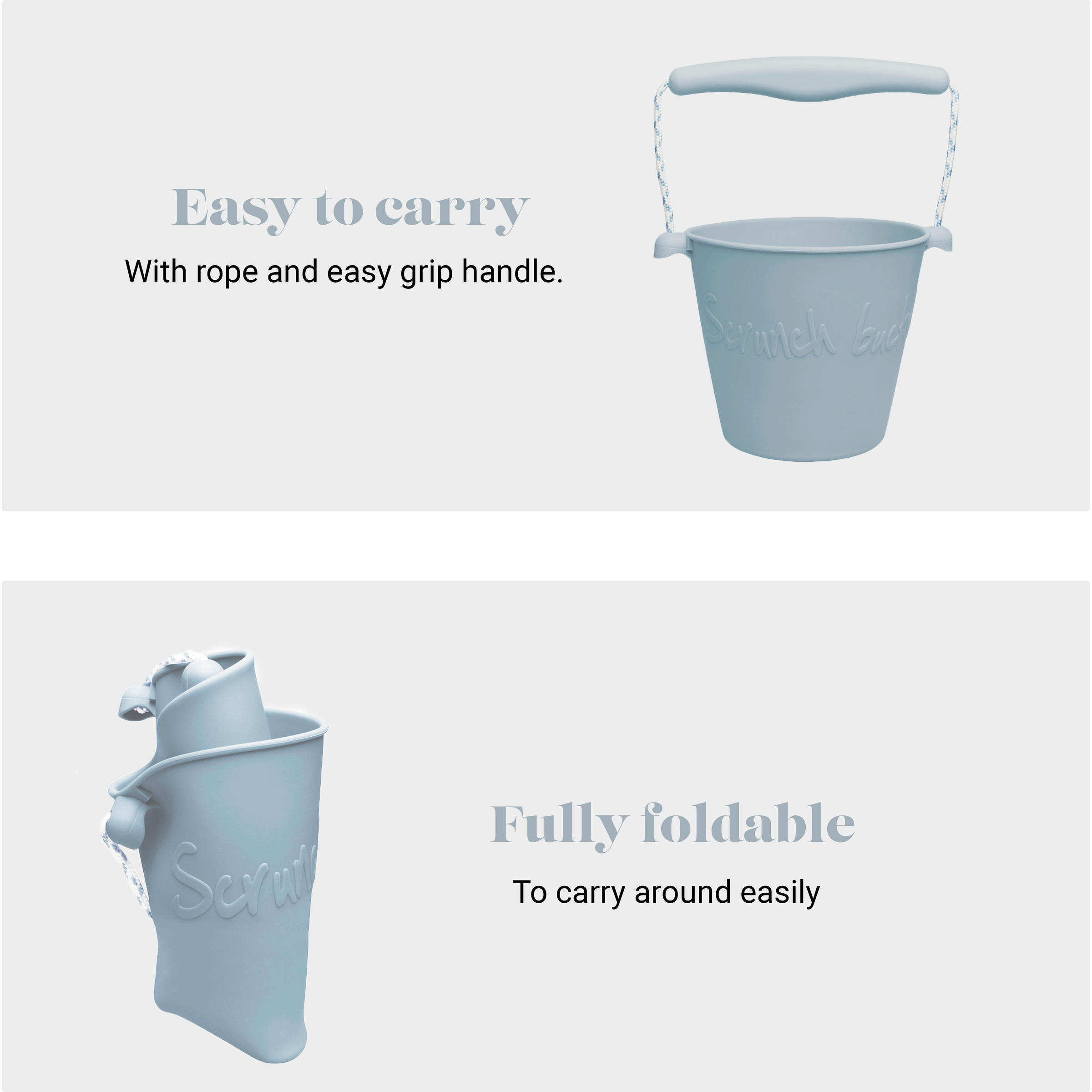 DAM Scrunch Bucket | Duck Egg Blue