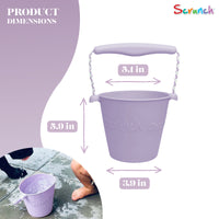 DAM Scrunch Bucket | Light Purple
