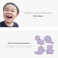 DAM Scrunch Sand Moulds | Light Purple