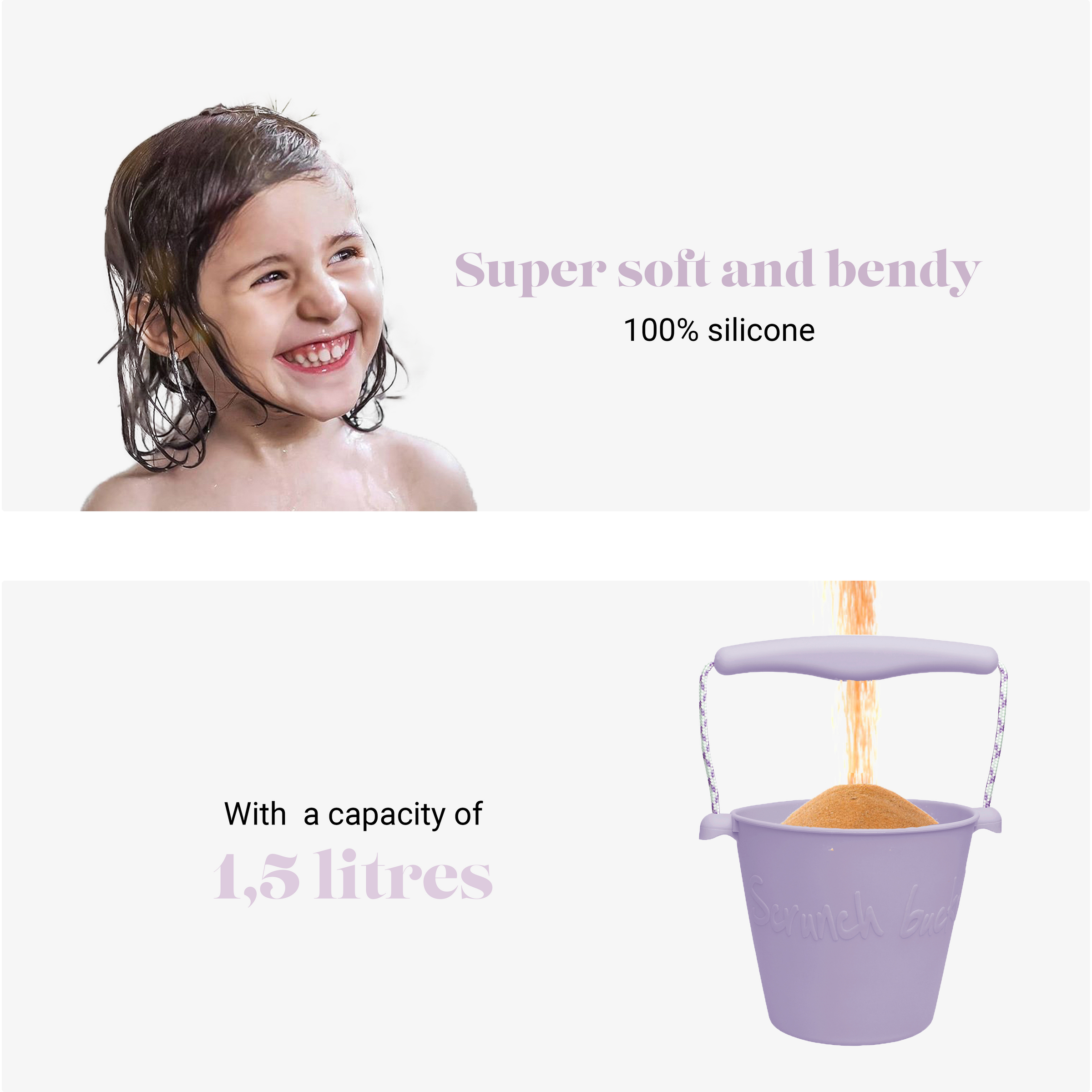 DAM Scrunch Bucket | Light Purple
